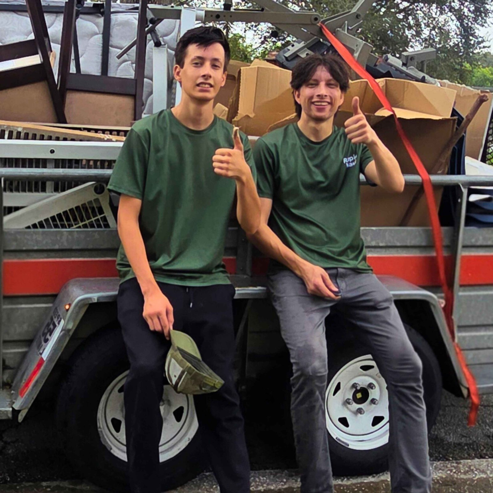 Rapid Haul team with truck