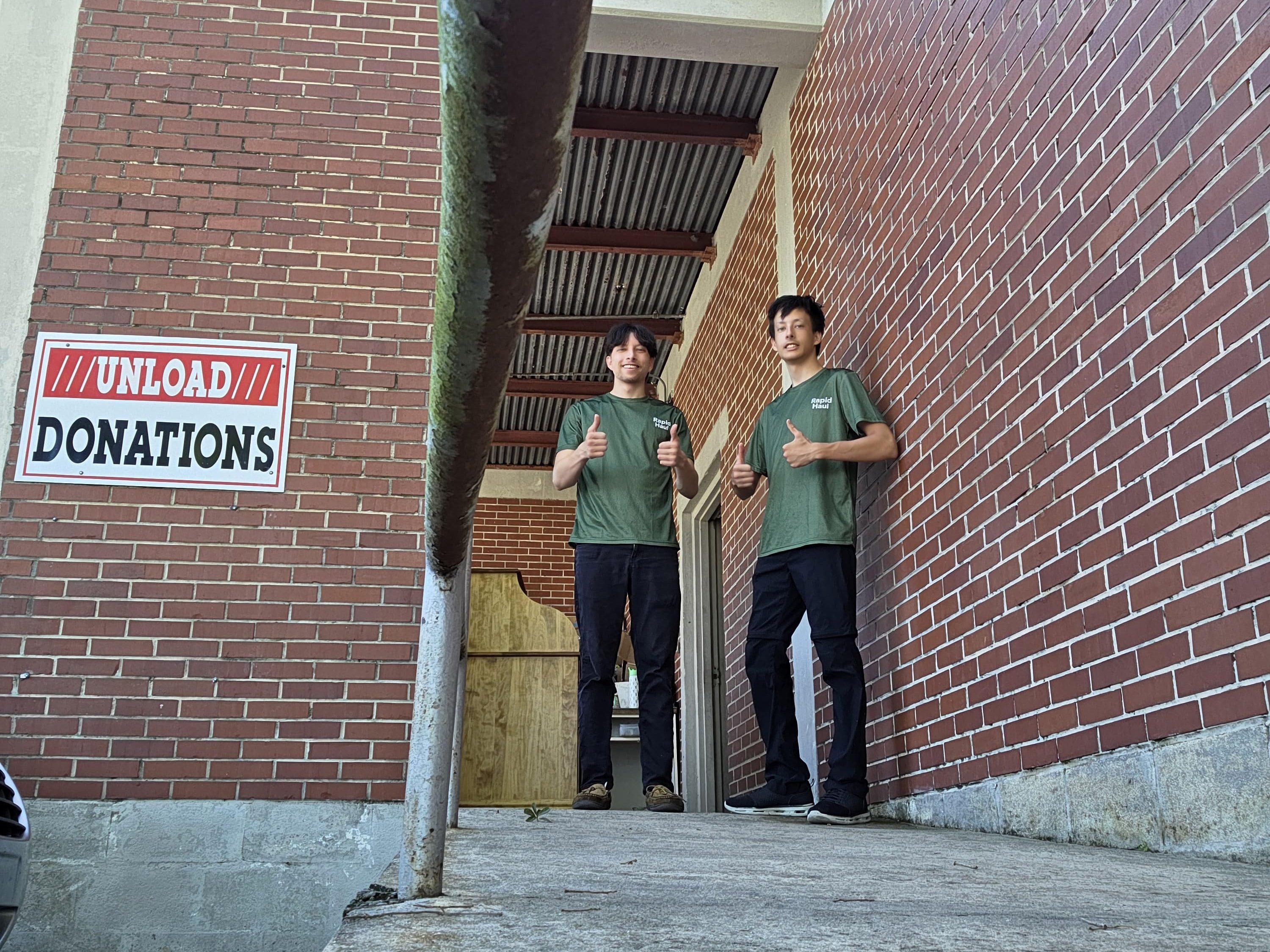 Rapid Haul at Donation Center